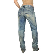 Diesel Distressed Low Rise Jeans (L)