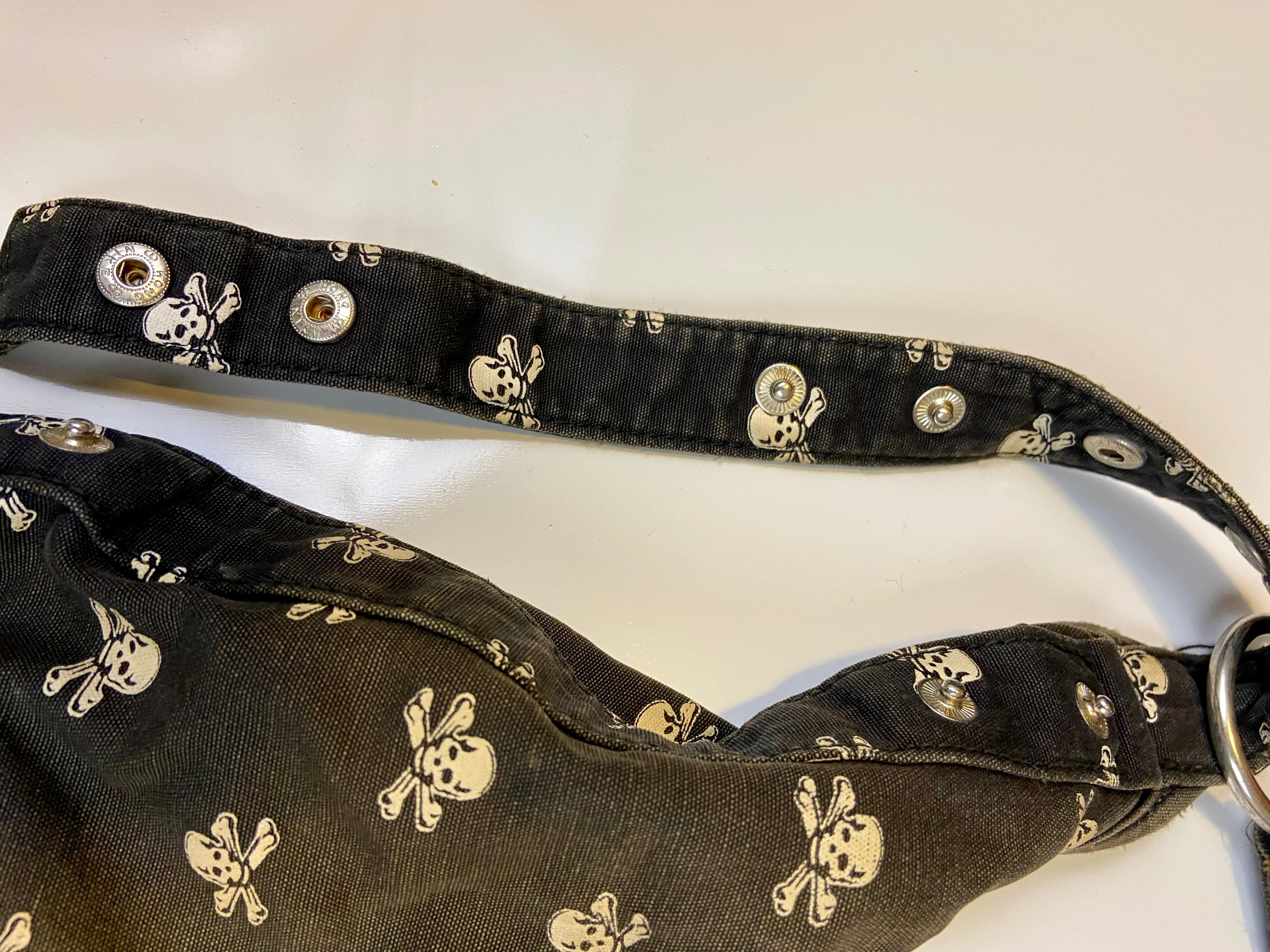 Skull ☠️ pattern fabric bag