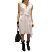 Vintage AllSaints Asymmetrical Tie Front Summer Dress (S/M)