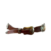 Justin vintage leather belt