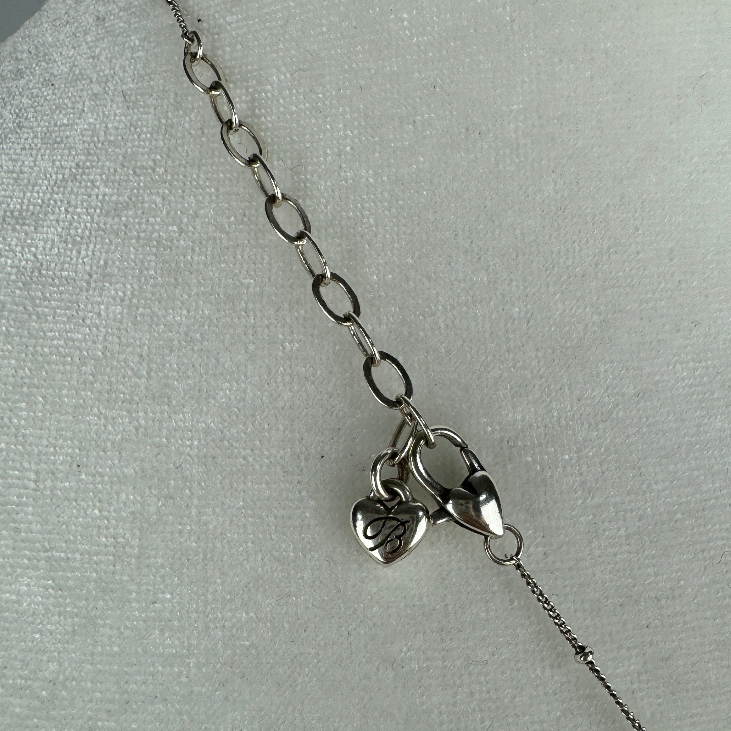 Silver Sunburst 3D Heart Necklace