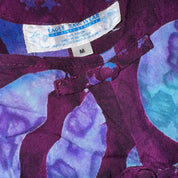 Whimsical Moon & Star Print Maxi Dress (L)