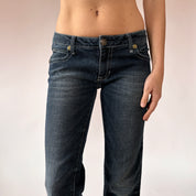 Studded Y2K Jeans (XS/S)