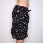 Y2K Italian Low Waisted Floral Skirt (S)