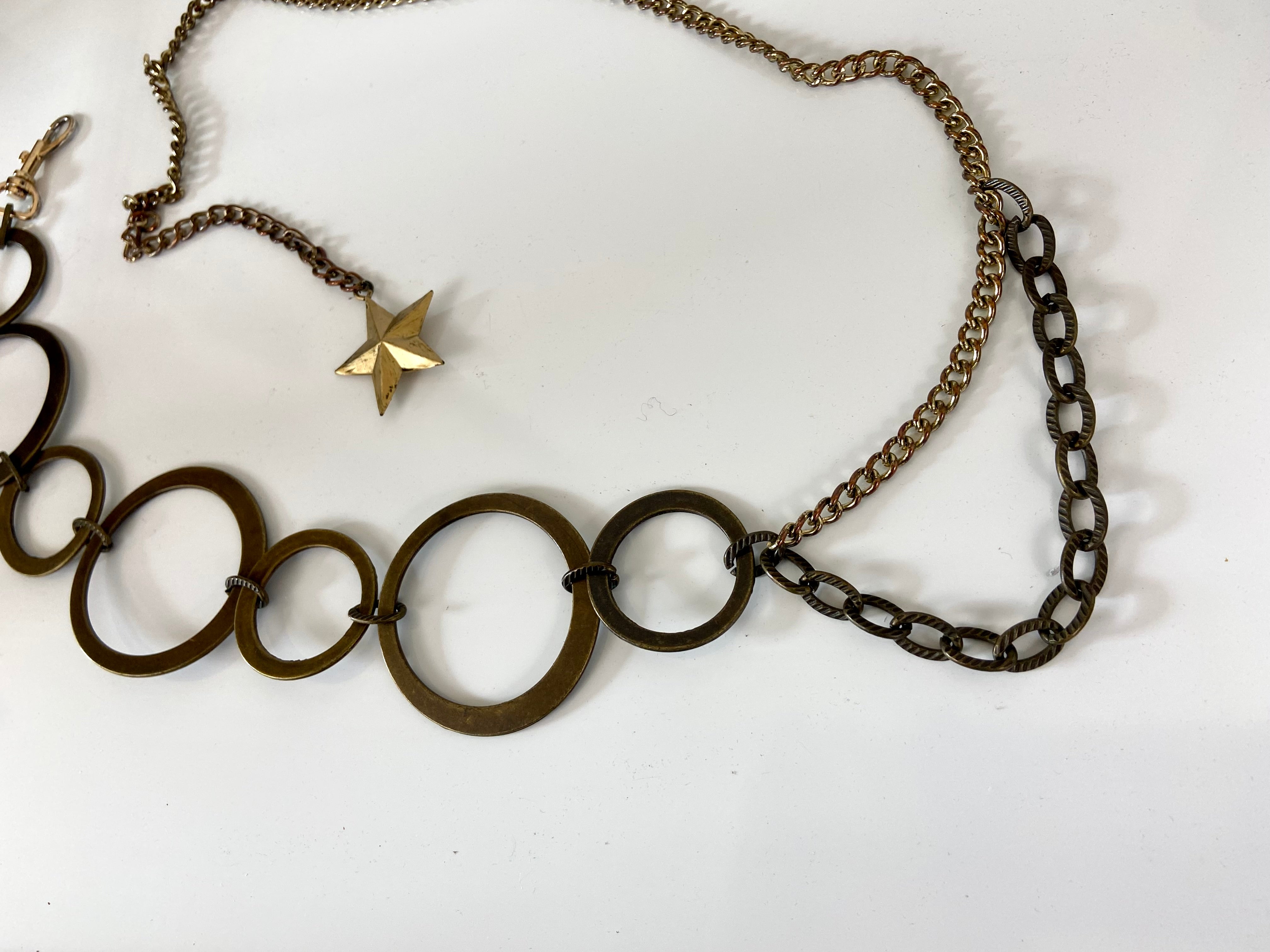 Bronze Big Circles Belt