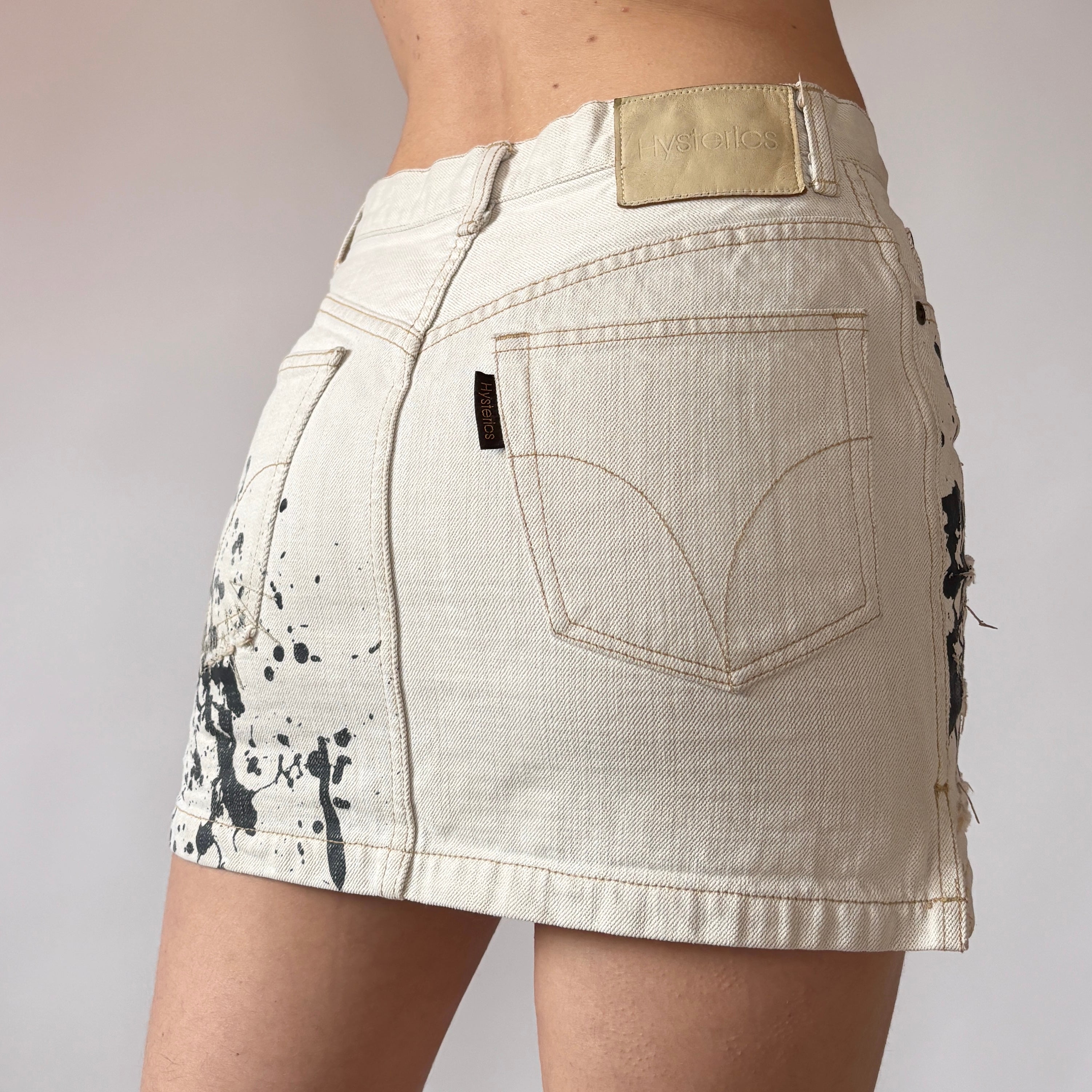 X-girl × HYSTERIC GLAMOUR MINI SKIRT Hysteric Glamour Mini Skirt (XS) – Holy Thrift