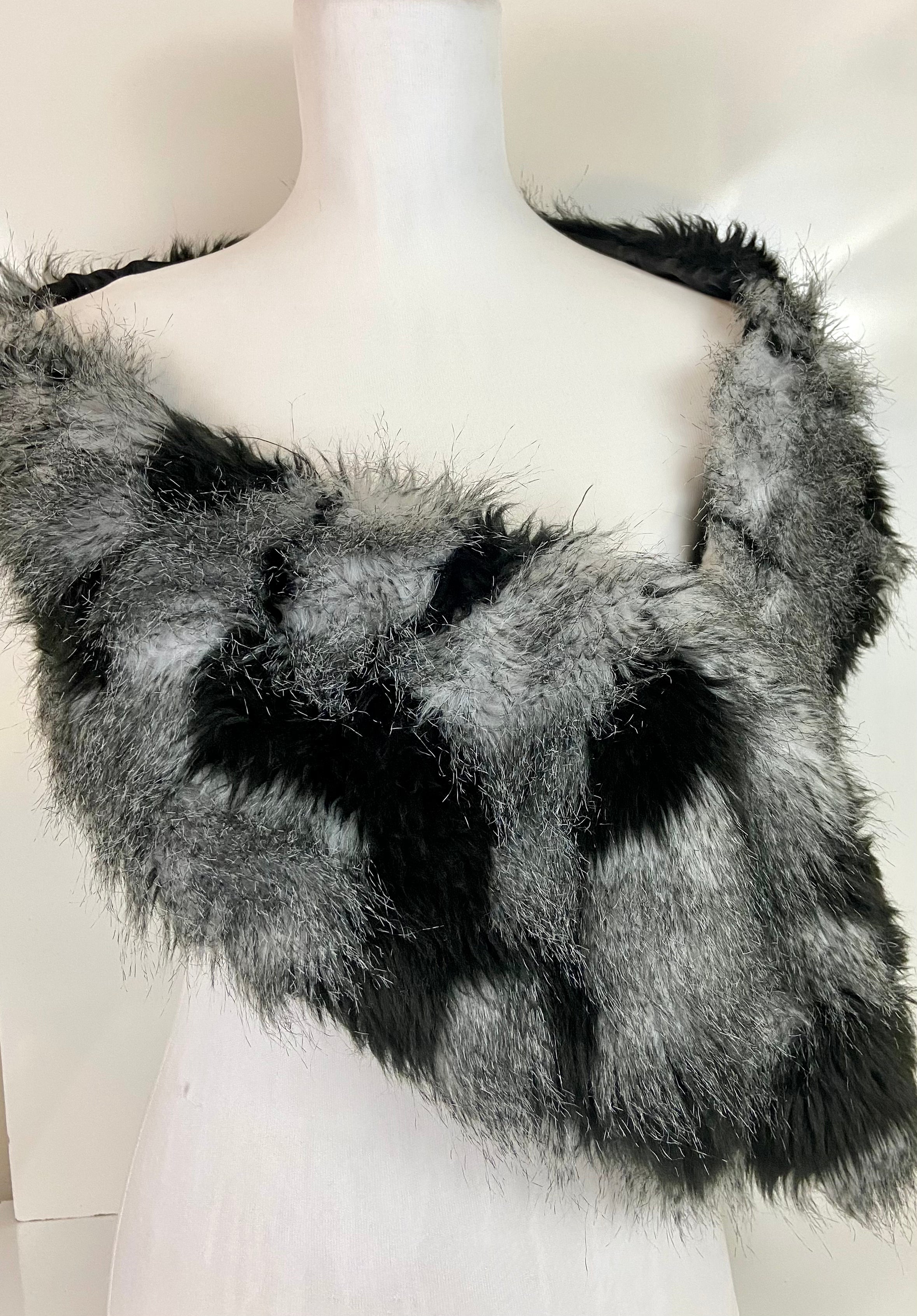 Faux fur wrap