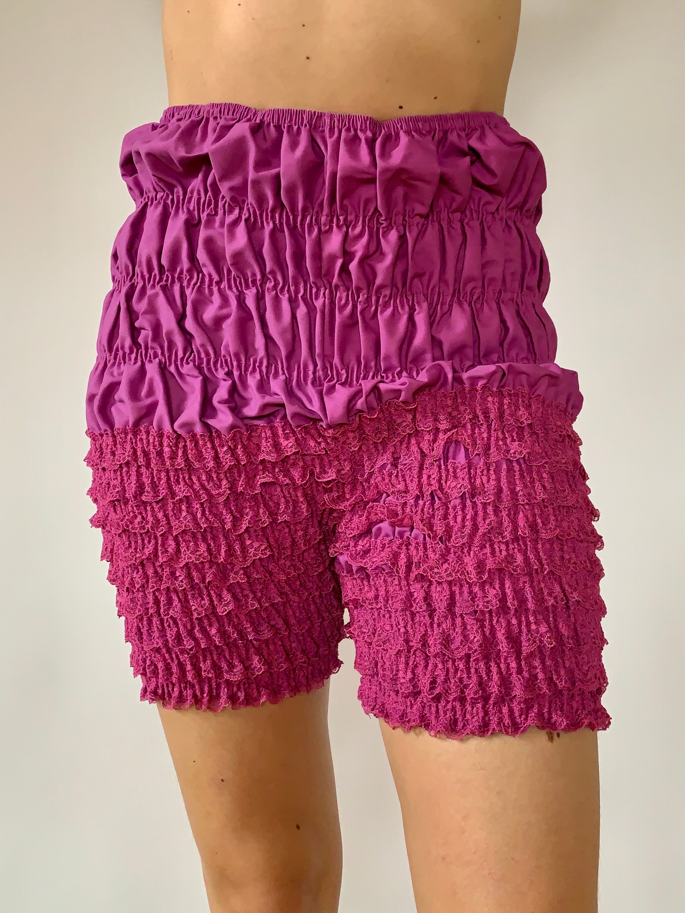 Vintage Ruffle Bloomers - Large