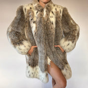 80s Faux Fur Coat (M/L)