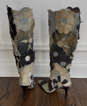 Miss Sixty Denim Patchwork Boots (6)