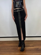 90s Morgan De Toi Belted Pencil Skirt (XS)