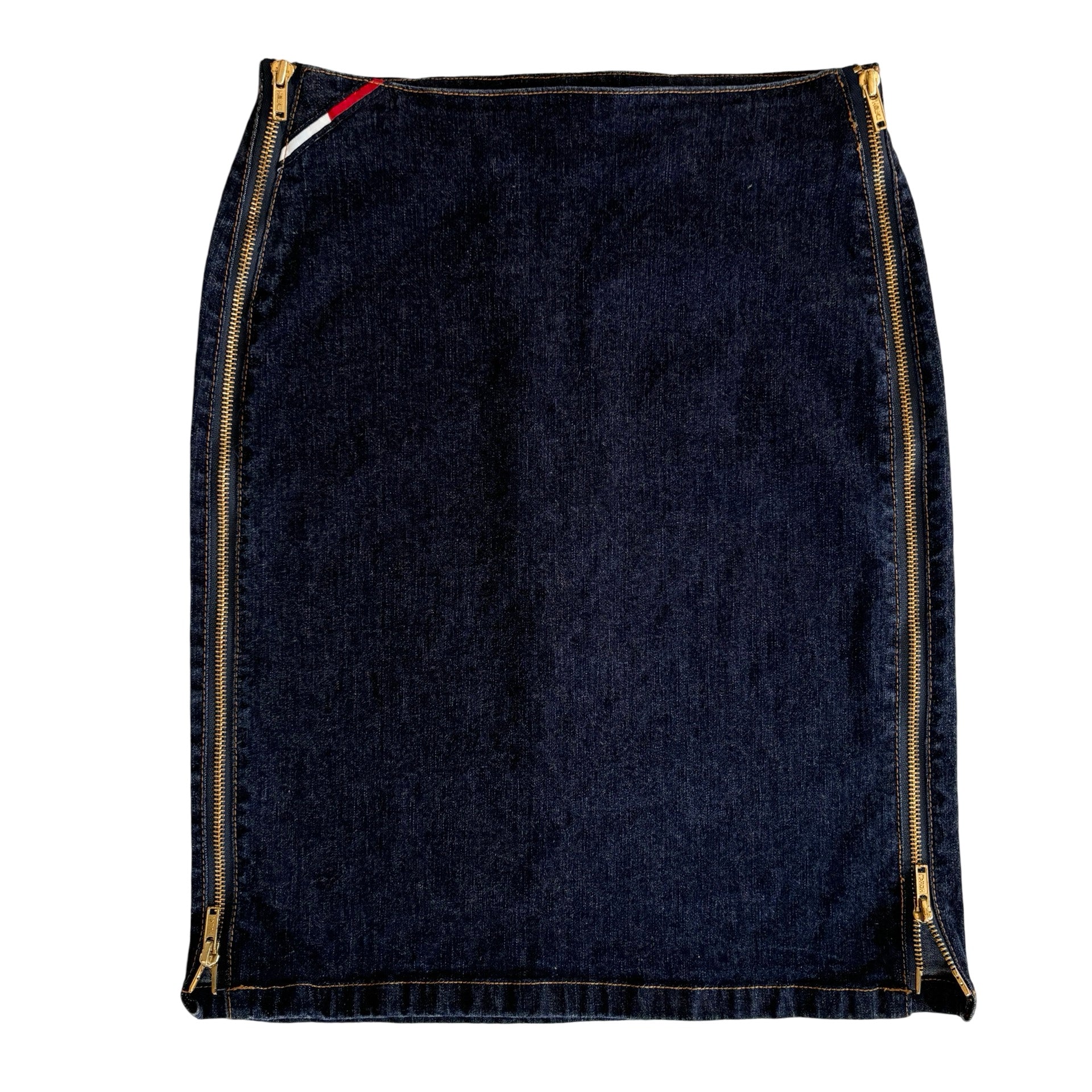 Y2K Tommy Jeans Zip Skirt (XS)