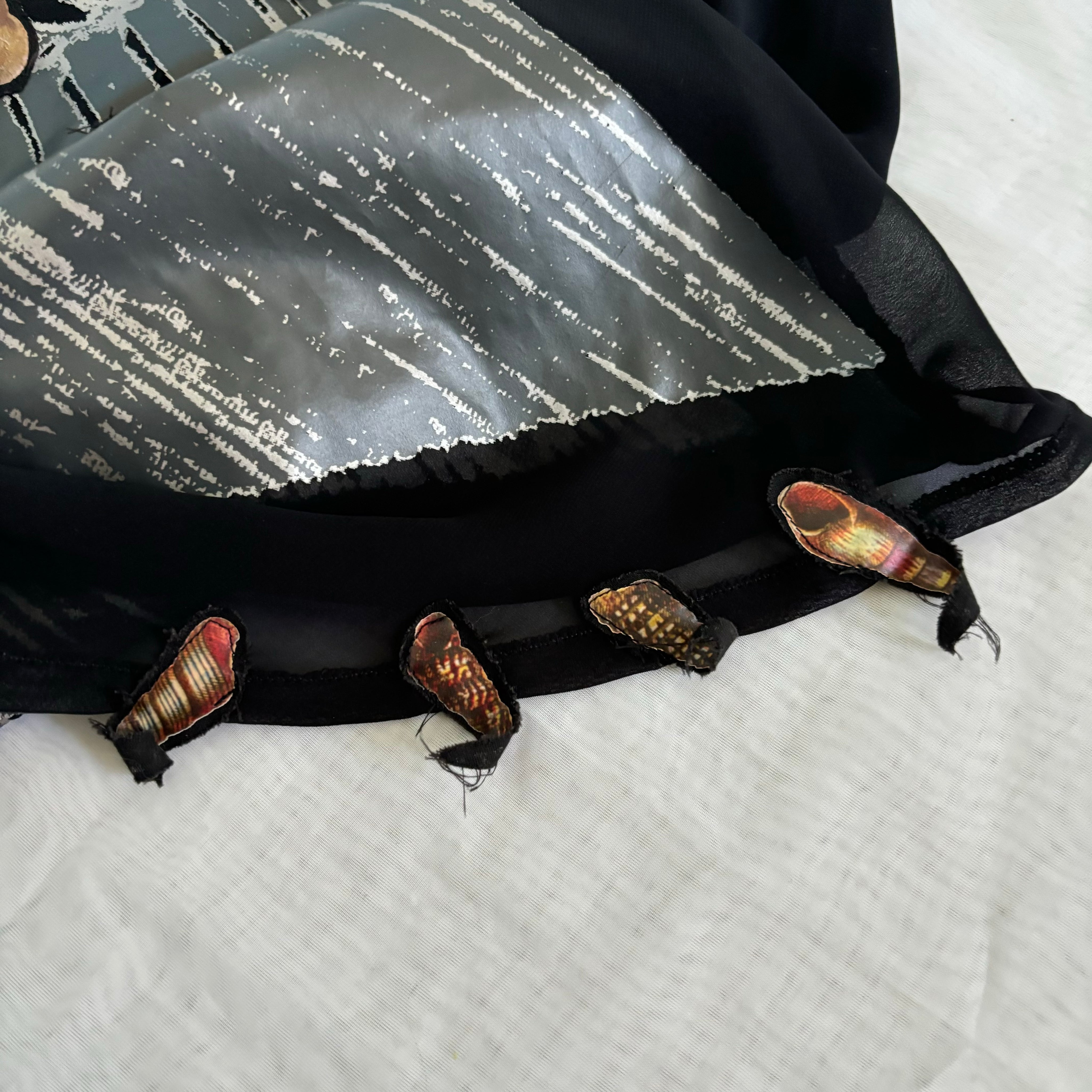 Vintage Italian Fish Print Dress (M)