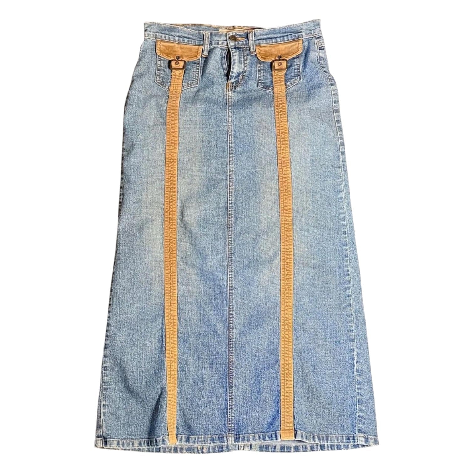 Y2K BONGO DENIM MAXI SKIRT (5)