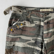 BB Jeans Embellished Camo Cargos (XS)