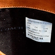 Coach Black & Brown Leather Boots (8)