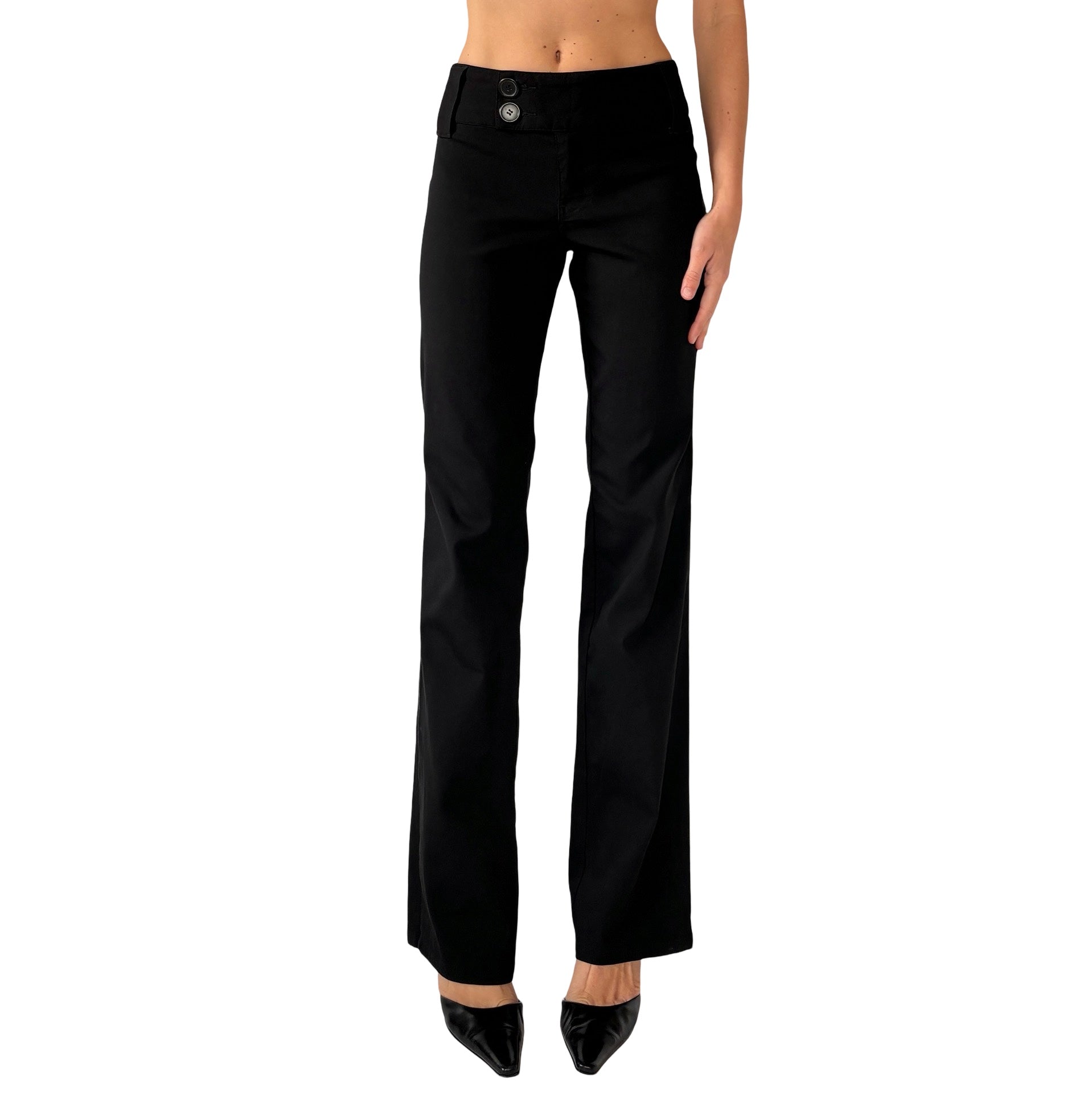 Y2K Noir Trousers (S/M)