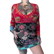 Desigual AOP geisha dress (M/L)