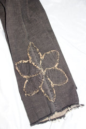 Japanese Floral Edge Denim (S)