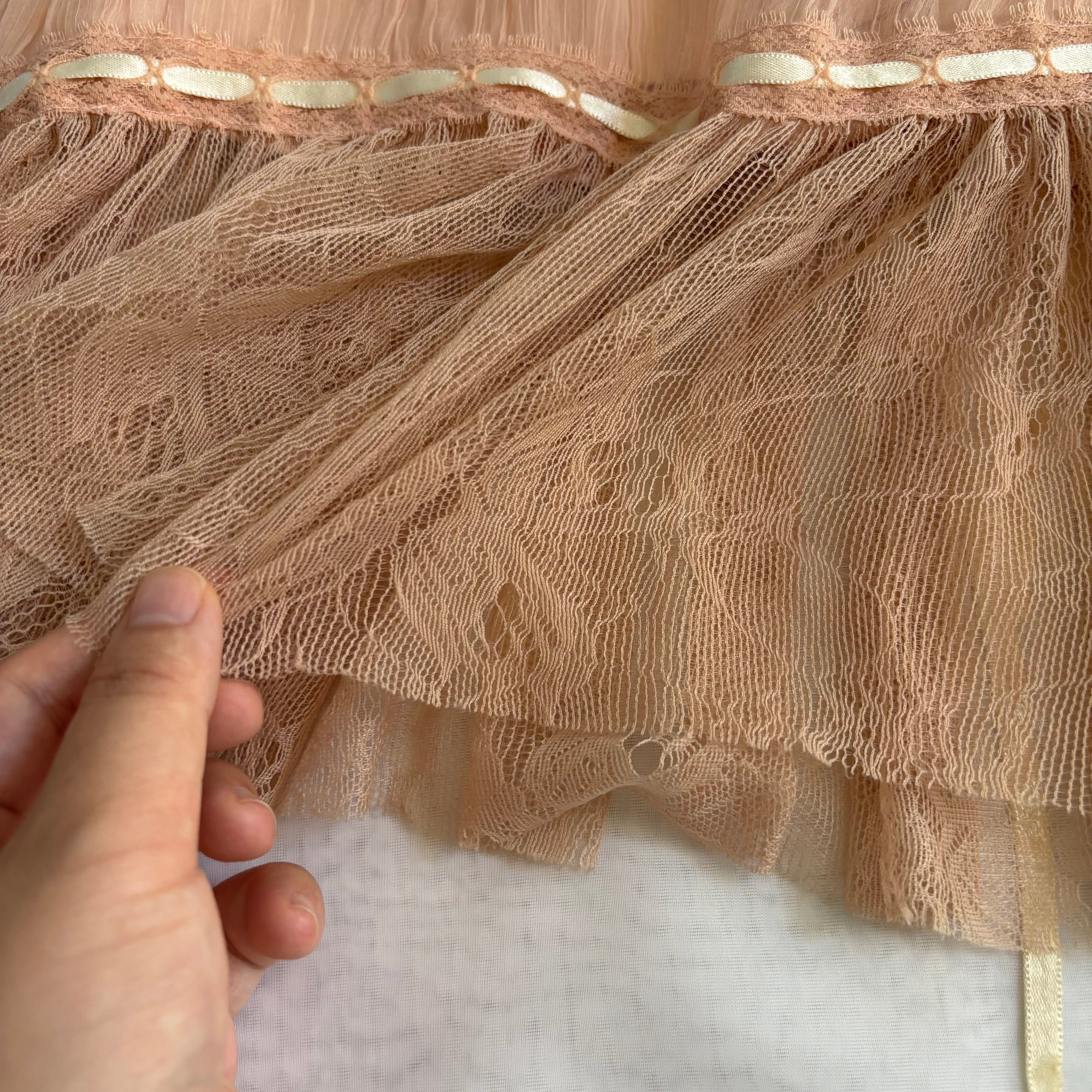 Vintage Galliano Pink Babydoll Dress (M)