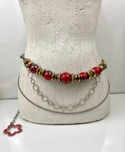 Beads & chain belt