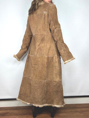 René Derhy Rabbit Fur Cascading Fringe Duster Coat (M)