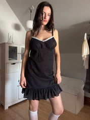 Noir Babydoll Dress (XS)