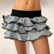 Glavil Denim Ruffle Skort (XS)