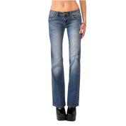 Y2K Low Rise Bootcut Jeans (XS/S)