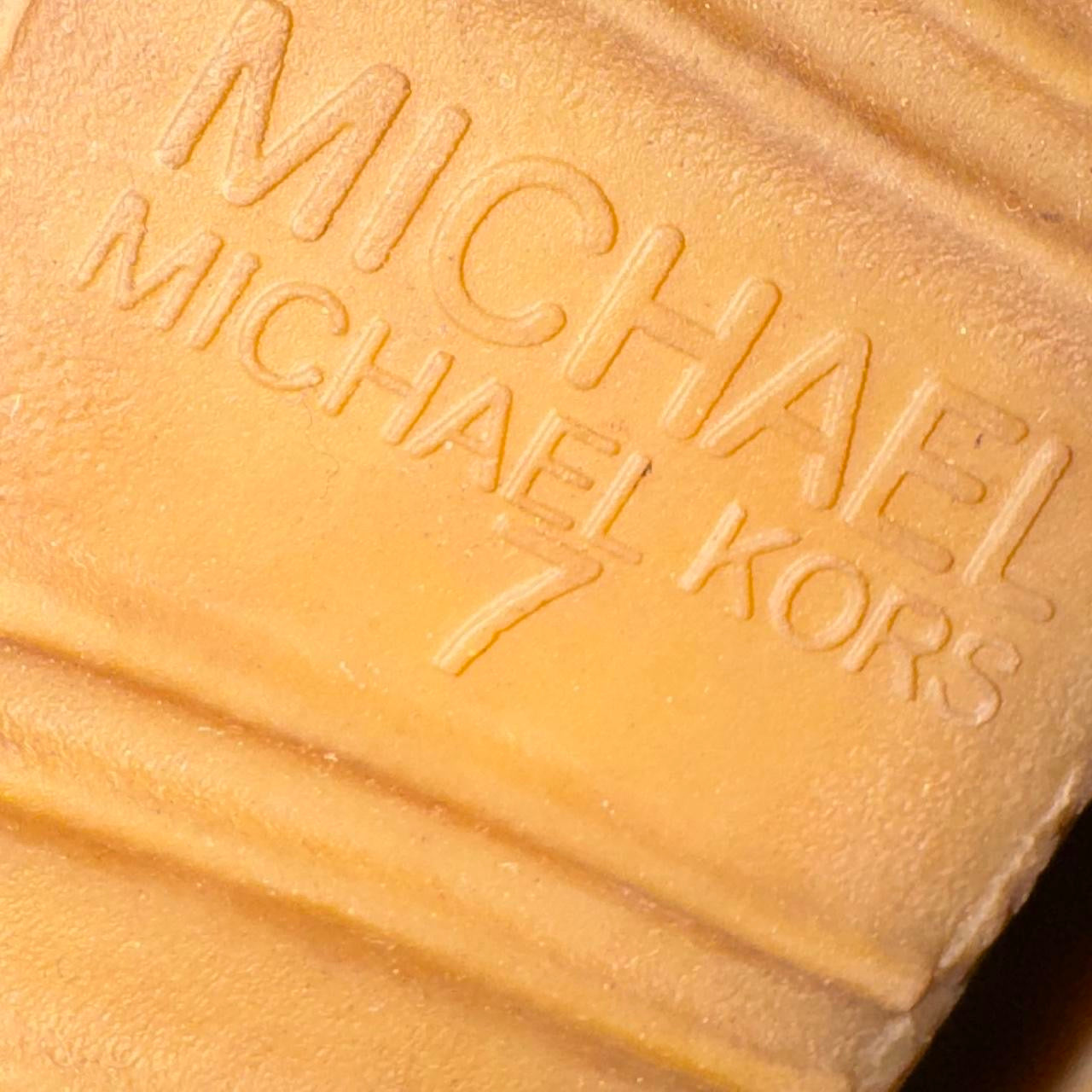 Michael Kors Dark Brown Suede Knee High Wedge Boots (7)