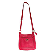 Coach Red Leather Crossbody Bag