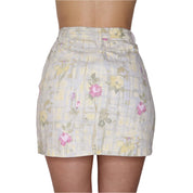 90s CAVALLI Floral Mini Skirt (S)