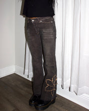 Japanese Floral Edge Denim (S)