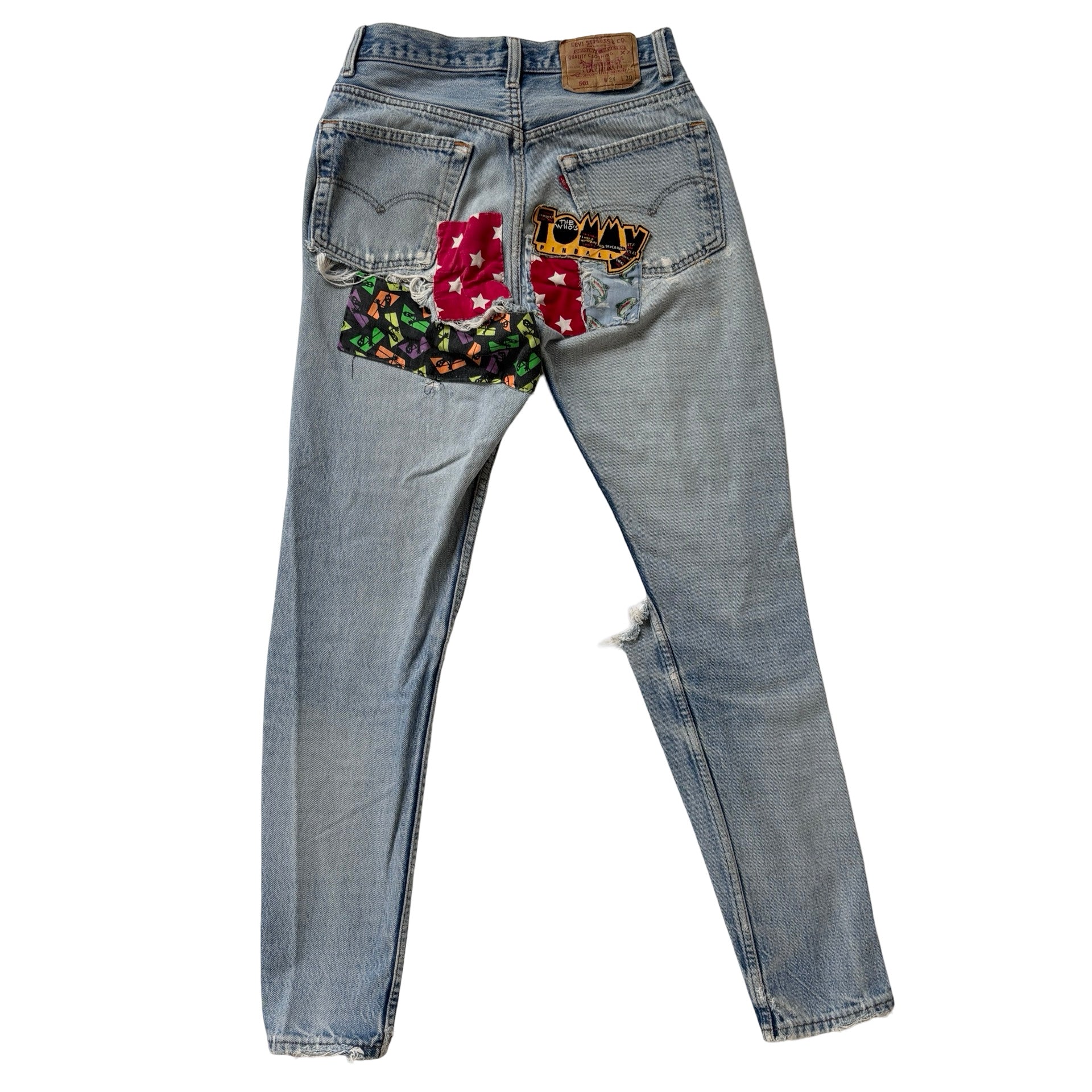 Levi’s 80s Patchwork 501s (XS)