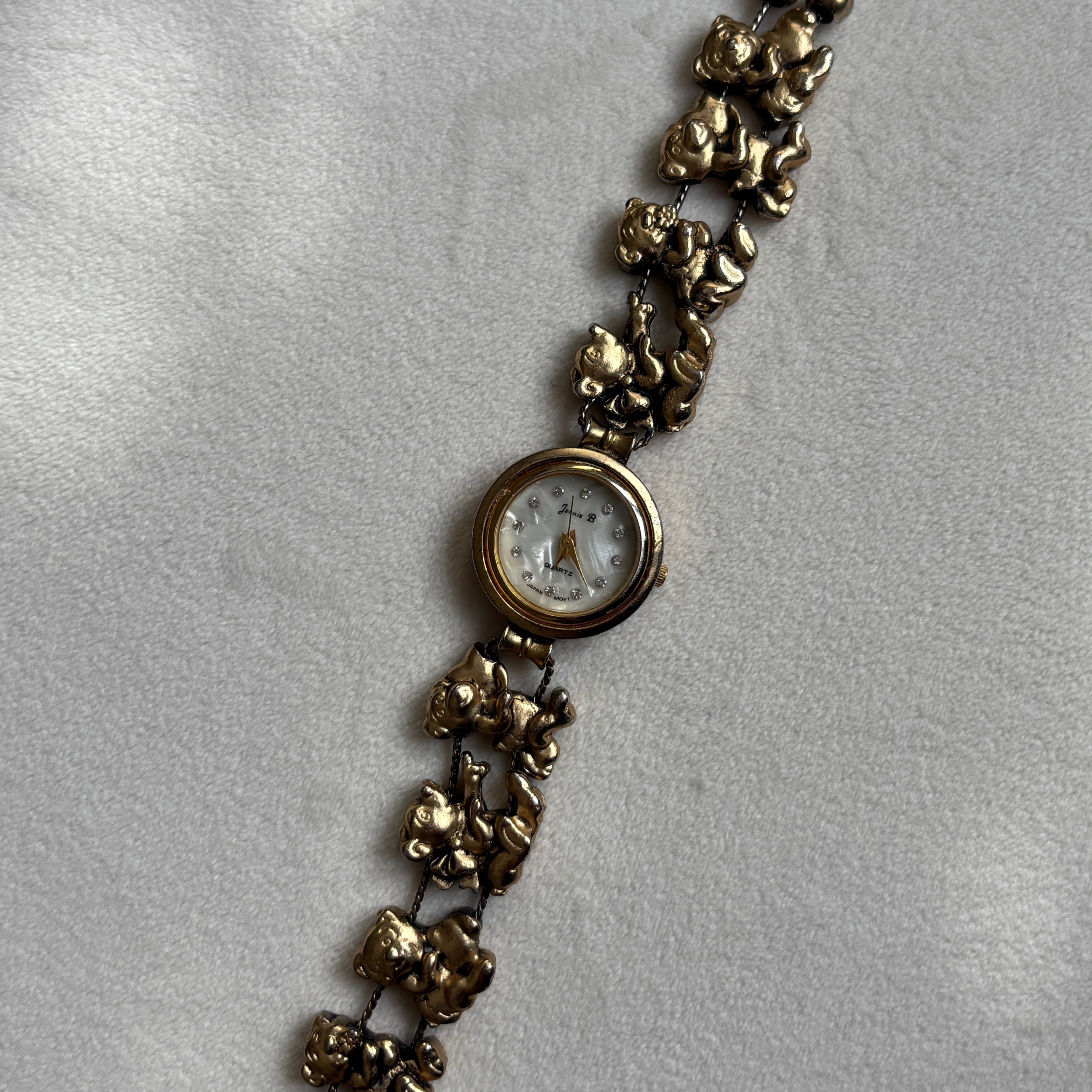 Jennie B Teddybear Sliding Charm Watch