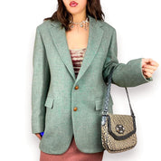 Vintage Alpine Wool Oversized Blazer (L)