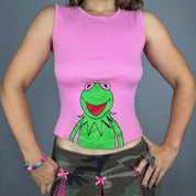 Kermit The Frog Front & Back Graphic Tank (M)