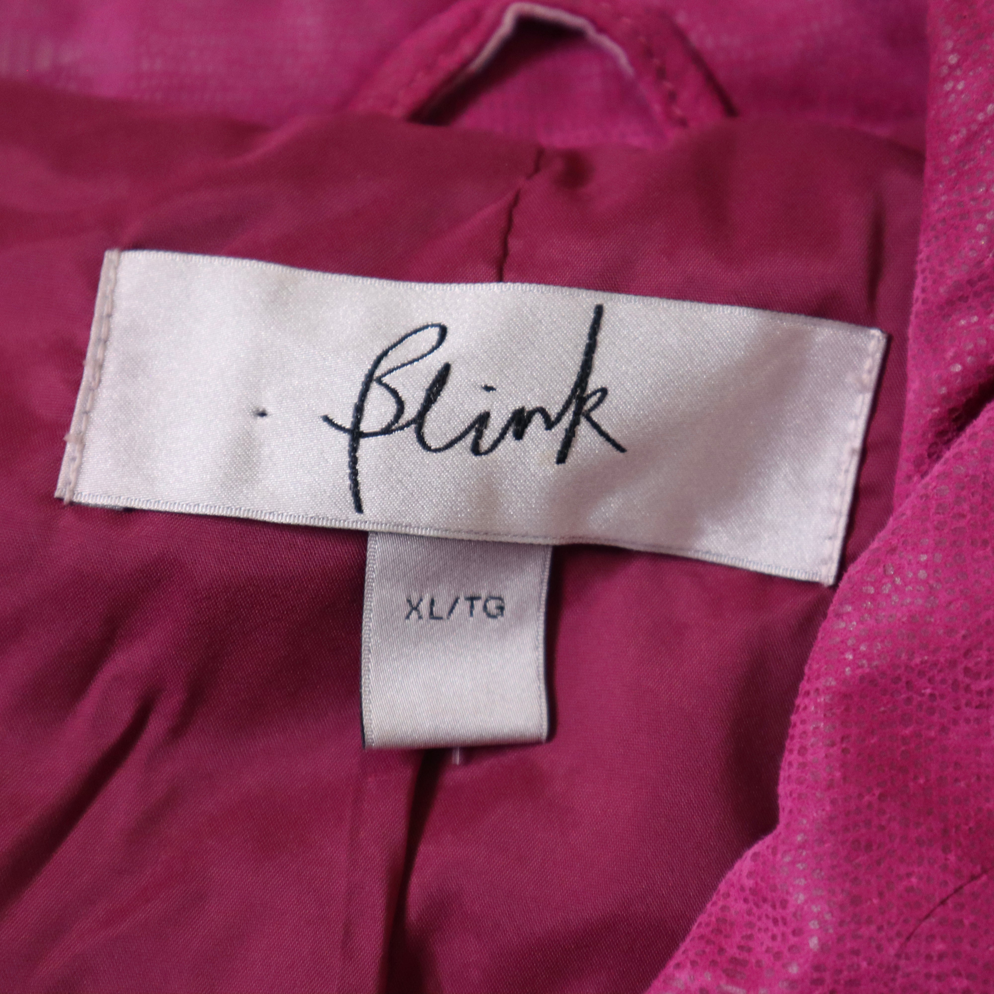 Y2K Pink Suede Jacket (L/XL)