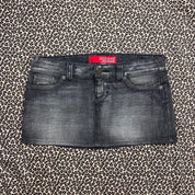 Guess Grey Denim Mini Skirt (M)