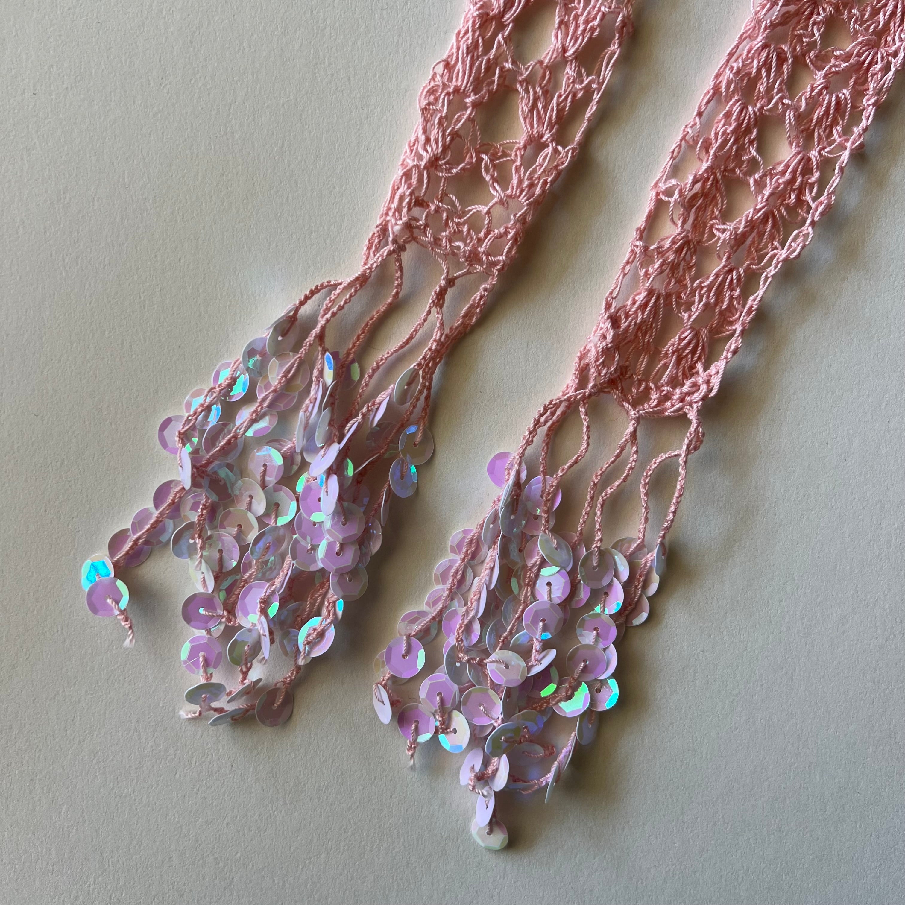 Sequin Fringe Scarf