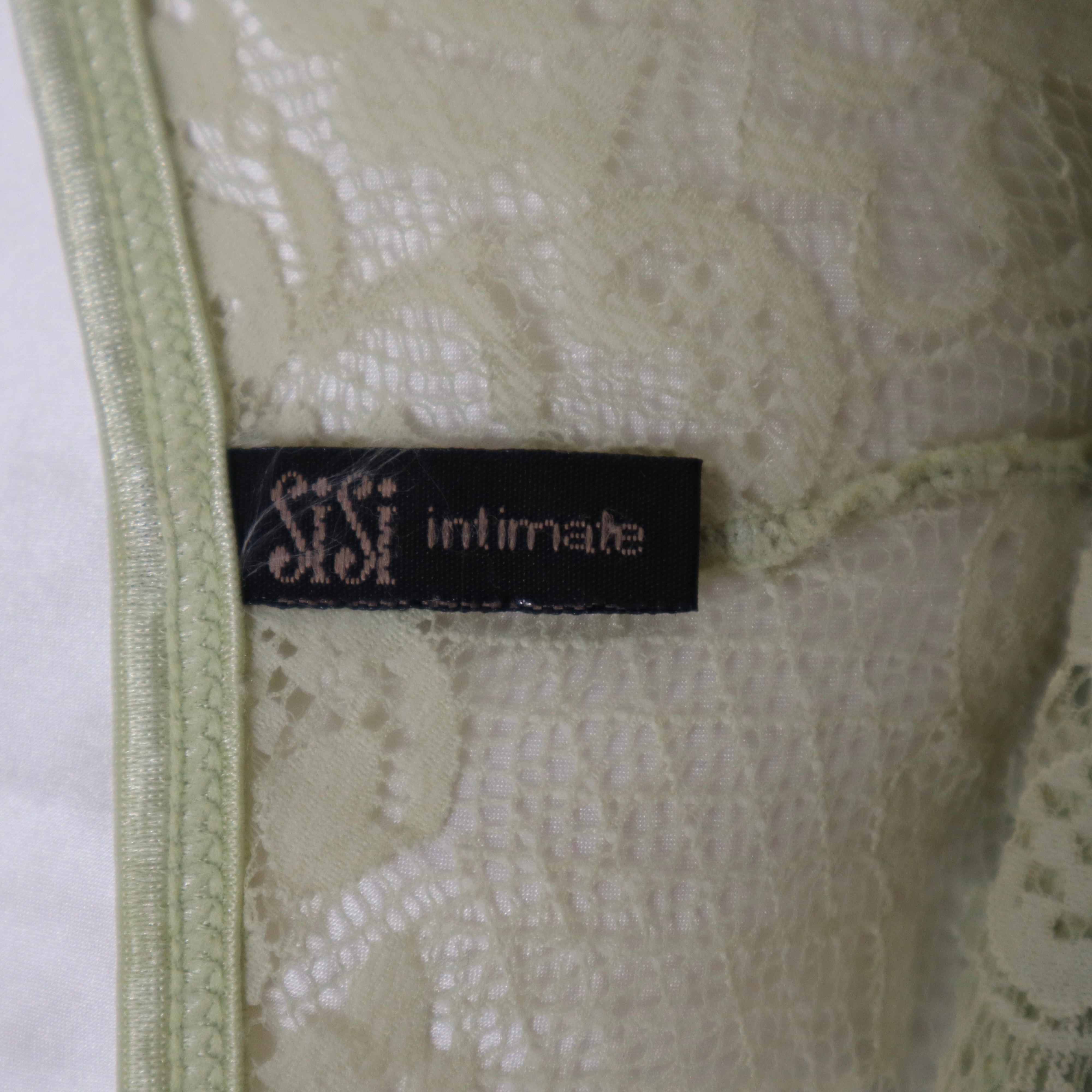 Y2K Pastel Green Lace Camisole (M)