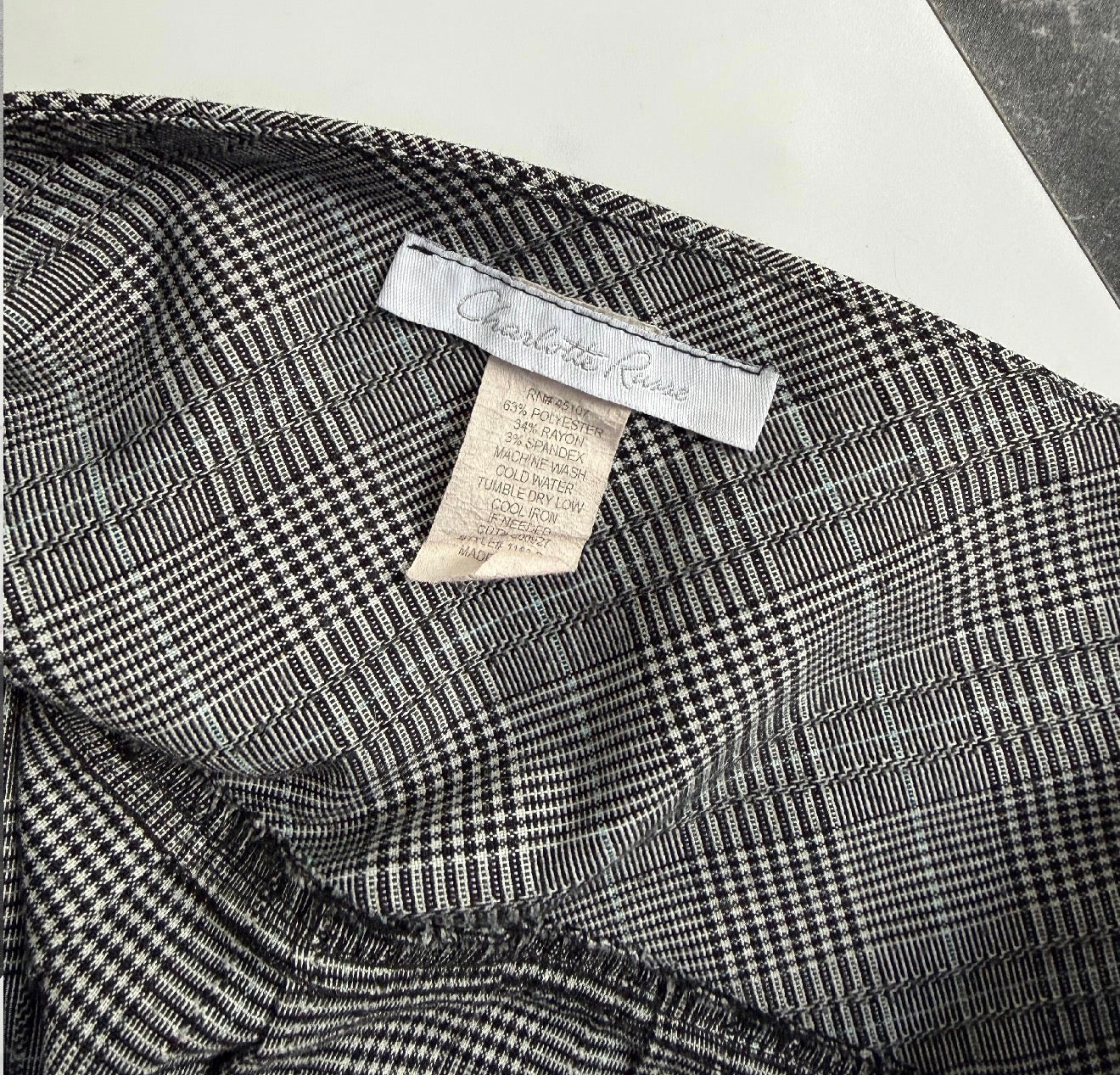 Charolette Russe Plaid Mini Skirt (S)