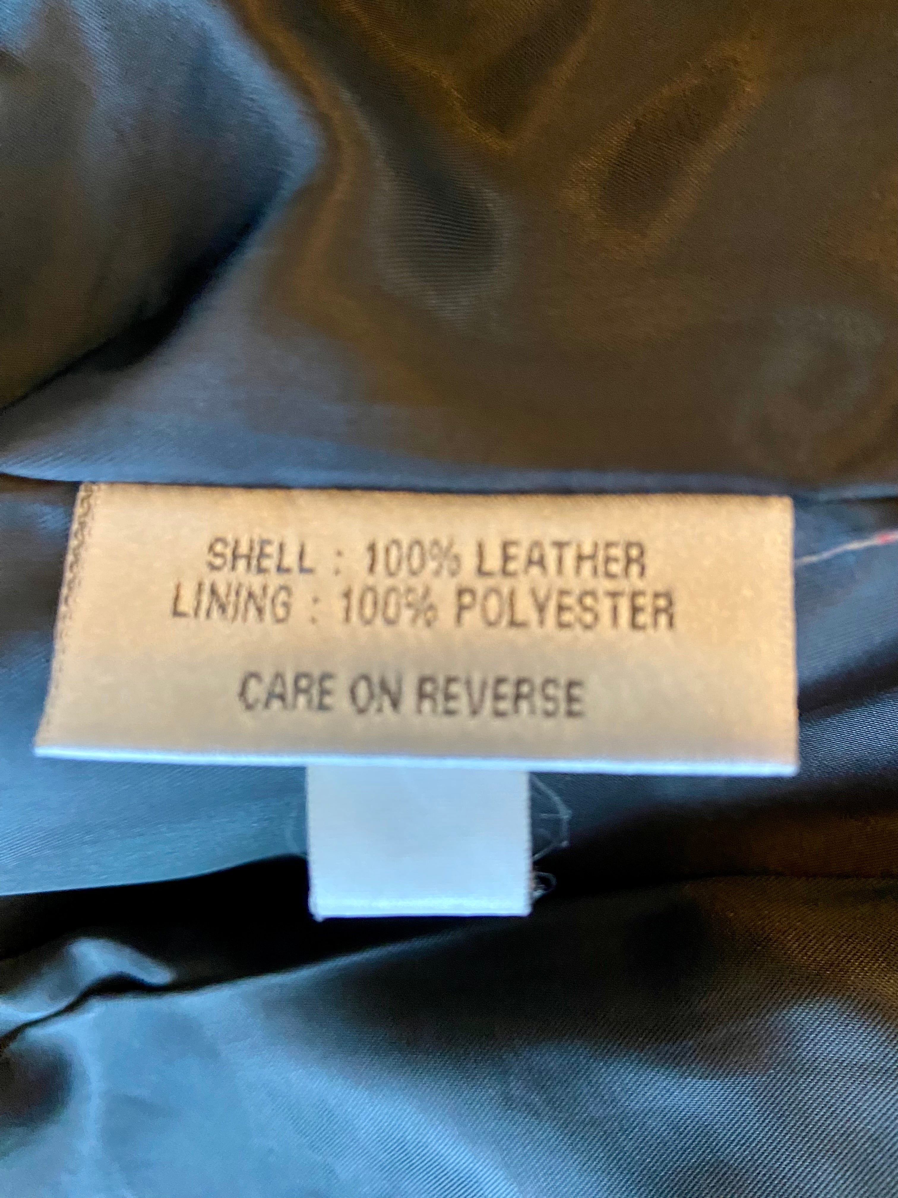 Black soft leather jacket