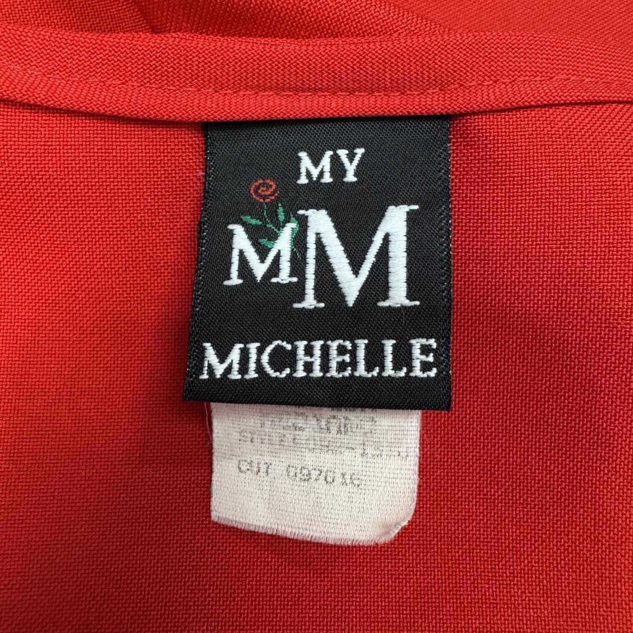 90s Cherry Red Waistcoat Vest (M)