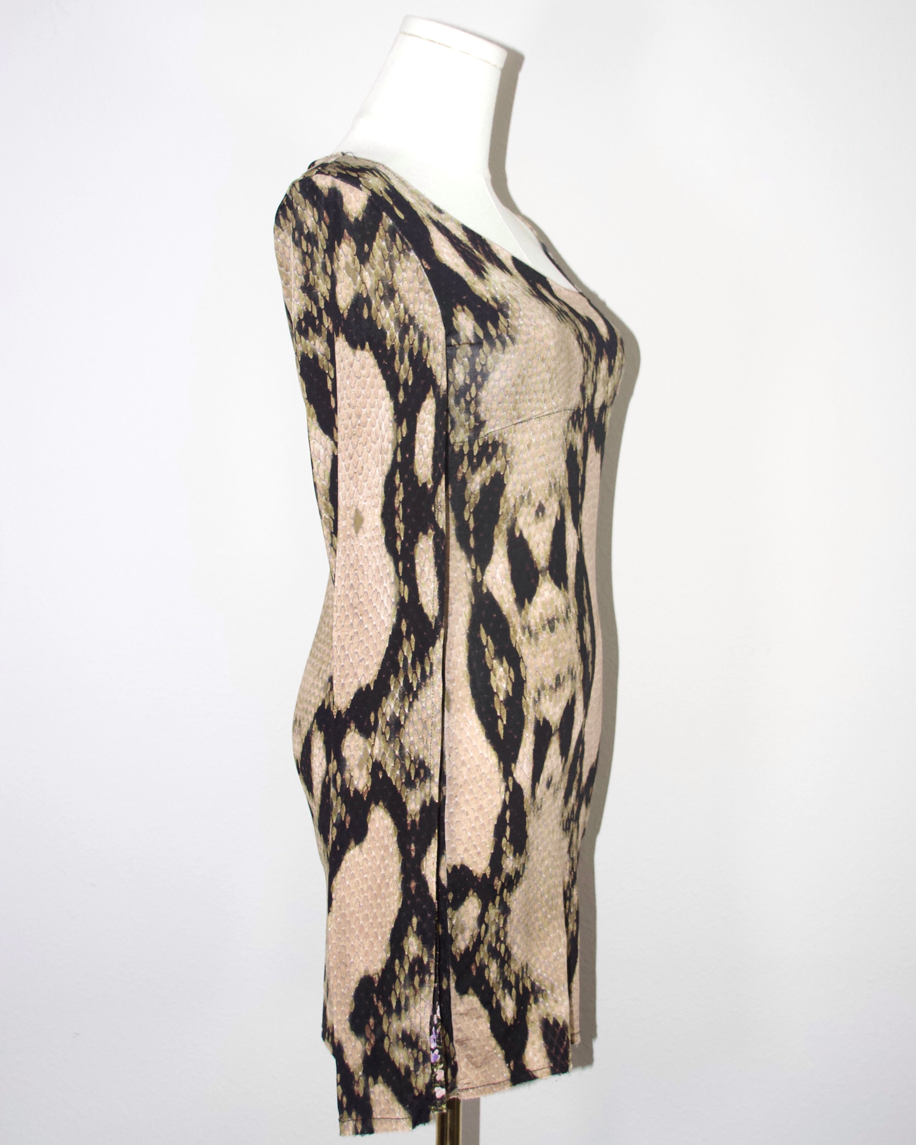 Cavalli Python Mini Dress (S)