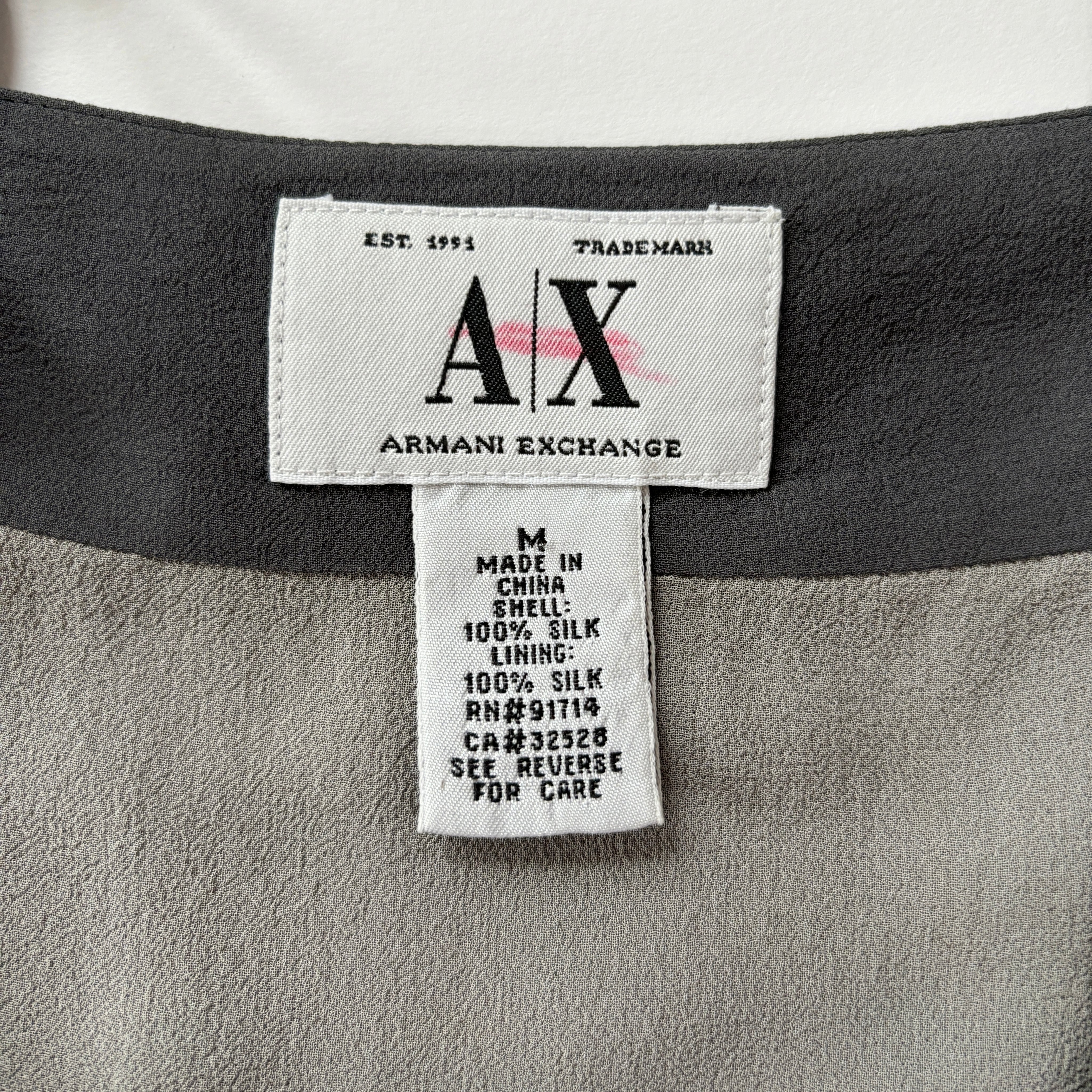 2000s Armani Silk Slate Tank (S/M)
