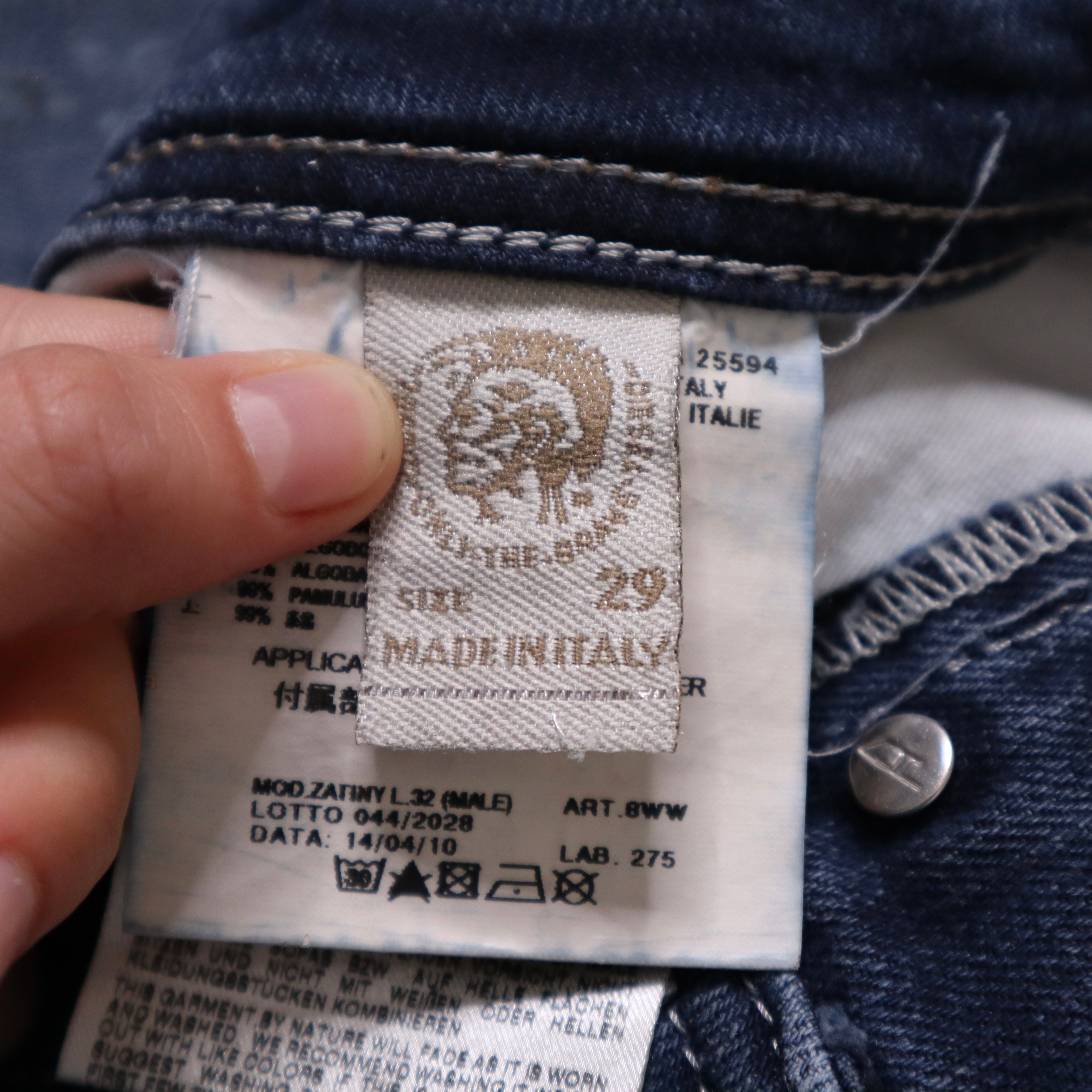 Y2K DIESEL Distressed Mid Rise Bootcut Jeans (S/M)