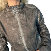 Gunmetal Moto Jacket (M/L)