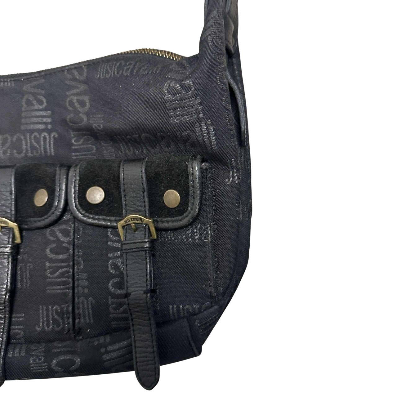 Vintage Just Cavalli Black Shoulder Bag