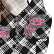 Plaid Patchwork Vest (s)